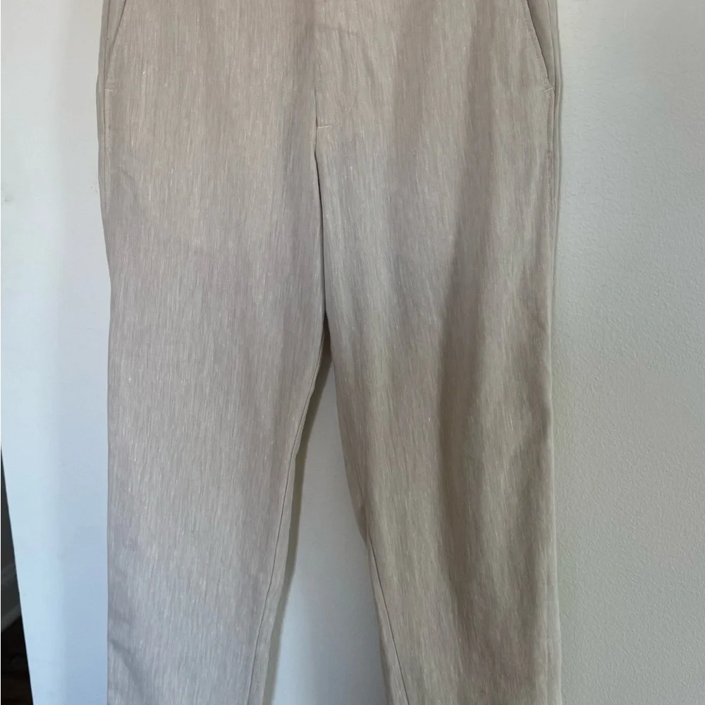 Porter & Ash Beige Linen & Cotton Men’s Pants Sz 30